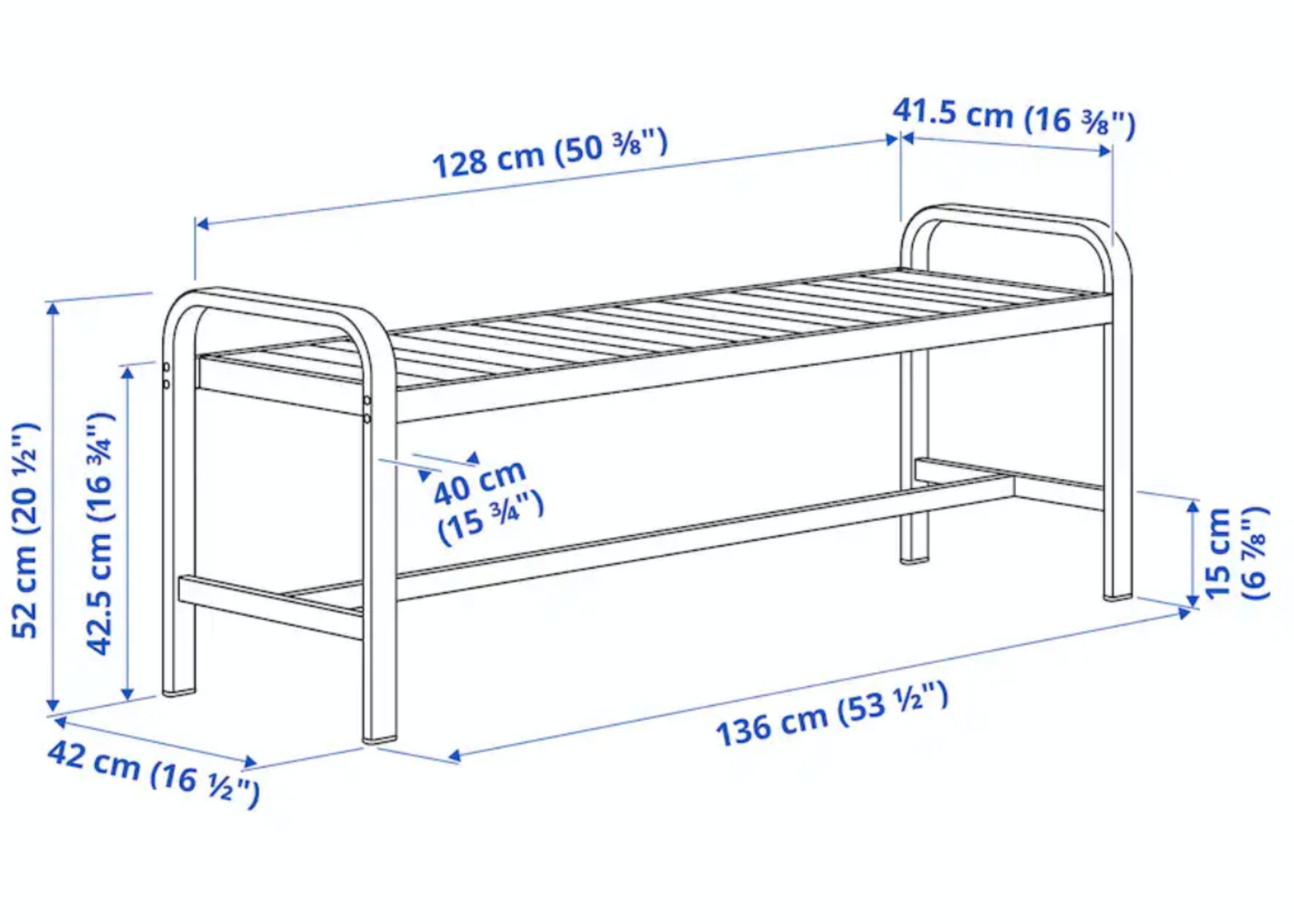 Ikea Bench (outdoor or indoor) - Image 3